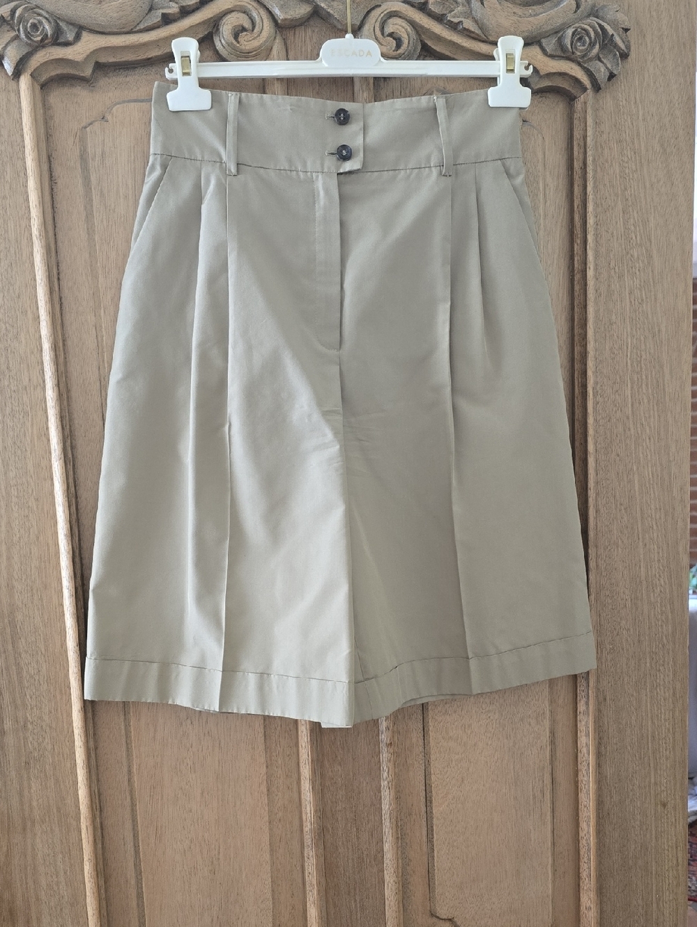 Vintage Escada Silk Bermuda Shorts